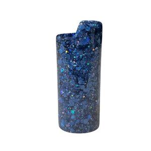 Blue Glitter Case Cover Holder fits BIC standard J6